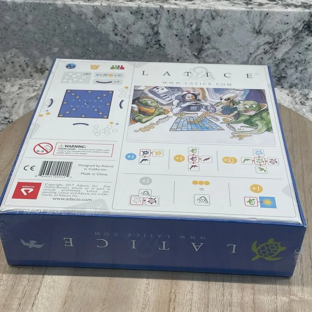 NEW Sealed Simple Family Fun Game Night in Box LATICE by Addacio 2015
